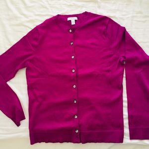 Purple cardigan, size S